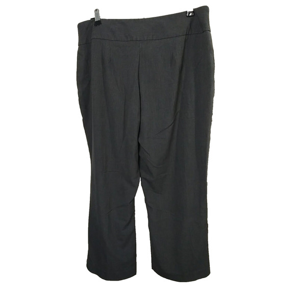 $ Covington Woman 14S Grey Trouser Pants Casual Office Business Boot Cut - Picture 10 of 10